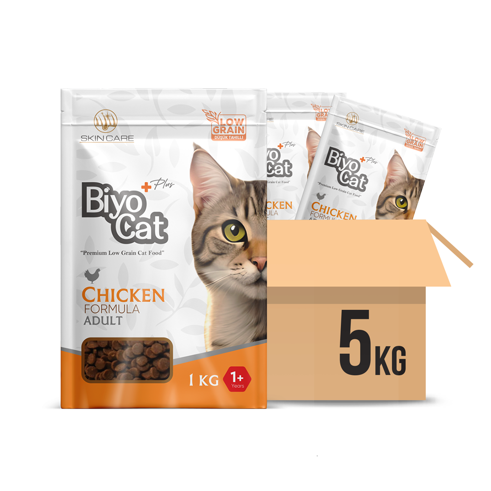 Biyocat Plus Tavuklu Yetişkin Kedi Maması 5 kg