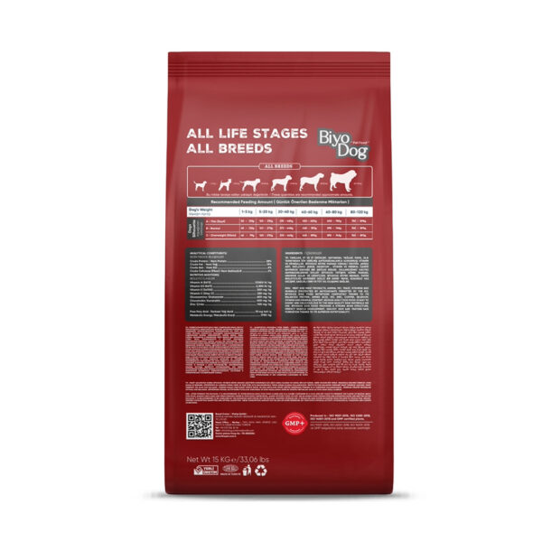 Biyodog Profesyonel Kuzu Etli Universal Köpek Maması 15 kg - Görsel 4