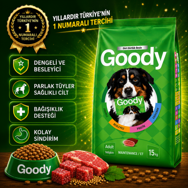 Goody Dana Etli Yetişkin Köpek Maması 15 kg